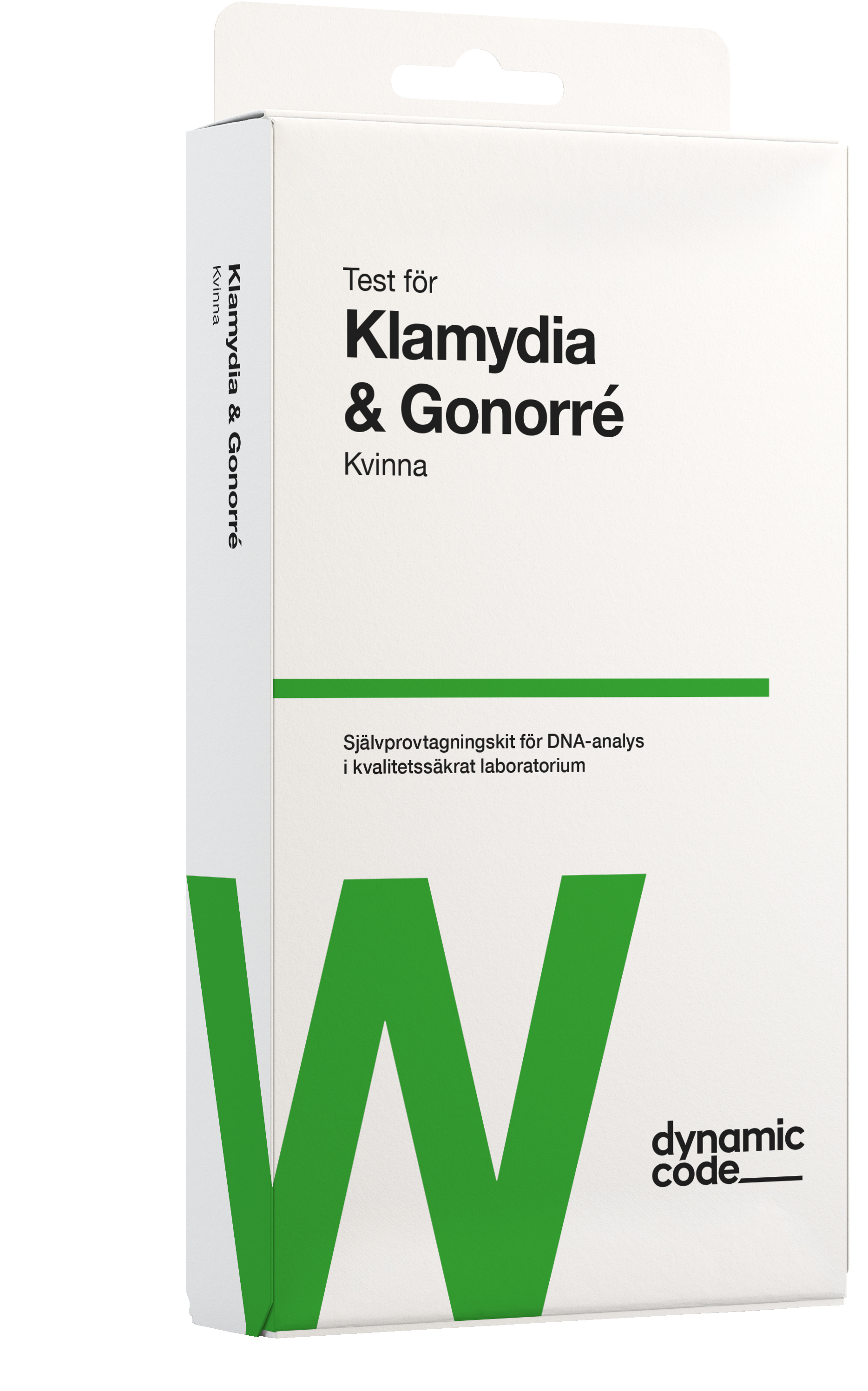 Dynamic Code Test för Klamydia & Gonorré kvinna 1 st