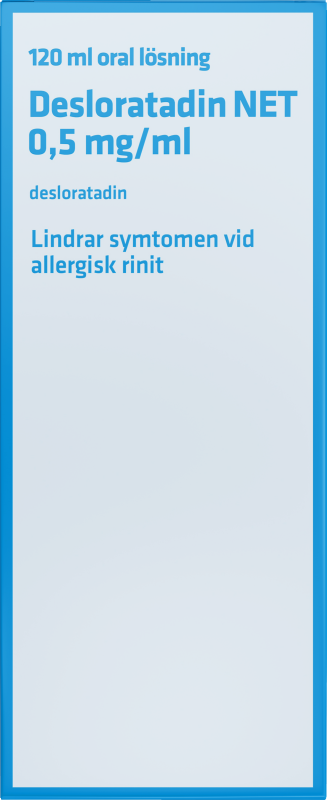 Desloratadin NET, oral lösning 0,5 mg/ml