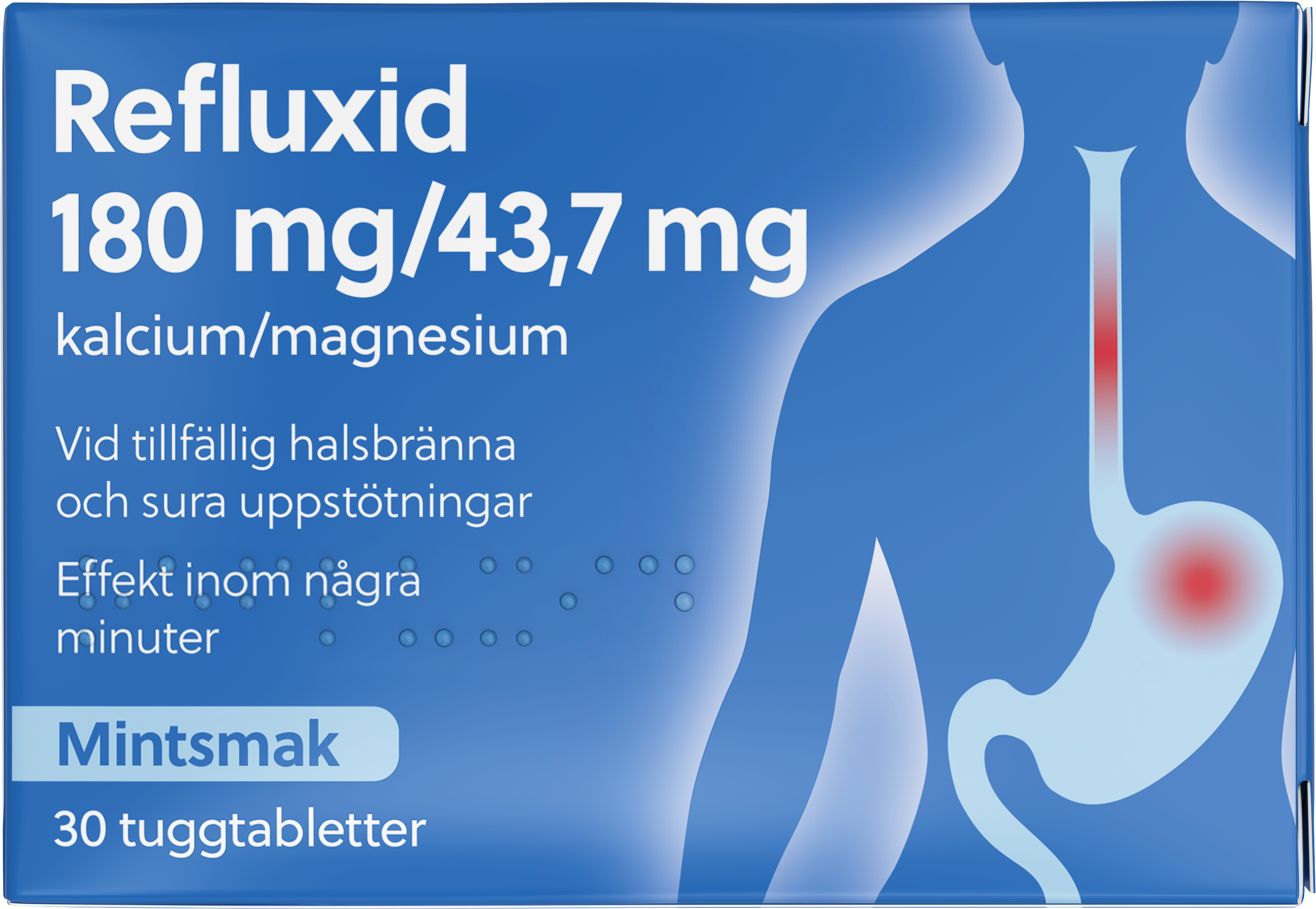 Refluxid, tuggtablett 180 mg / 43,7 mg