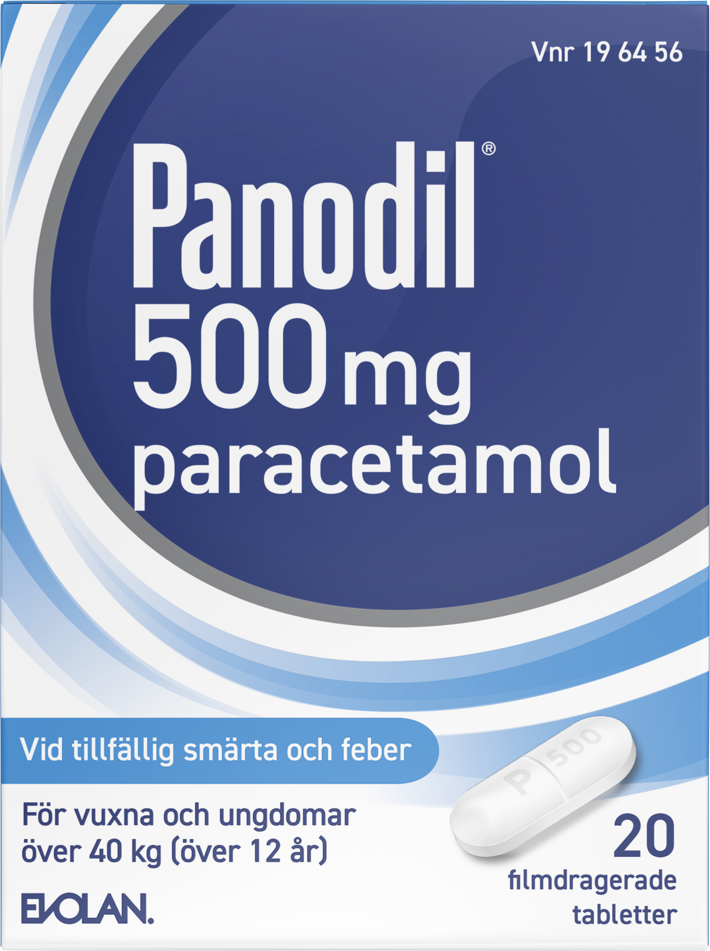 Panodil, filmdragerad tablett 500 mg