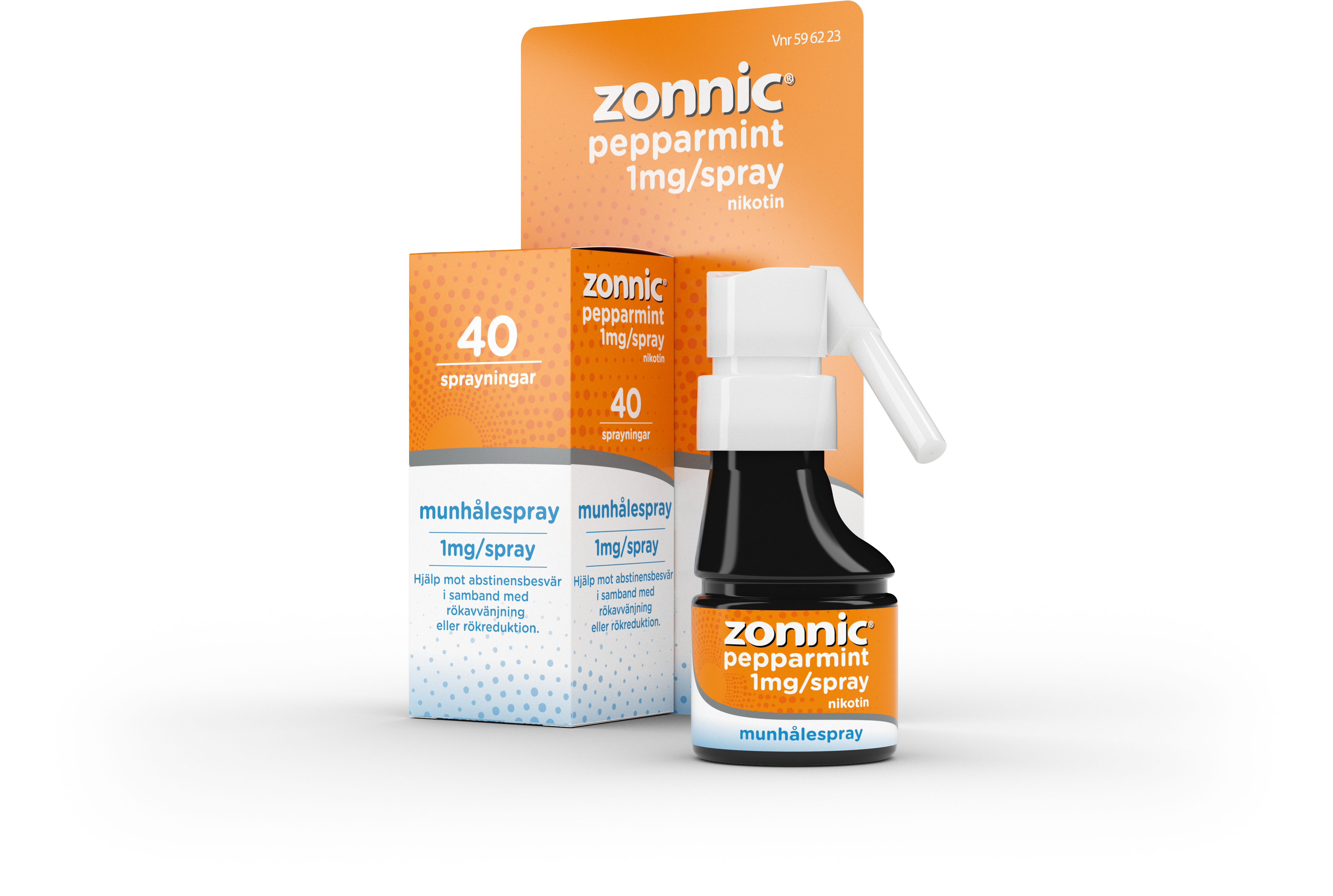 Zonnic Pepparmint, munhålespray 1 mg/spray