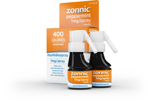 Zonnic Pepparmint, munhålespray 1 mg/spray