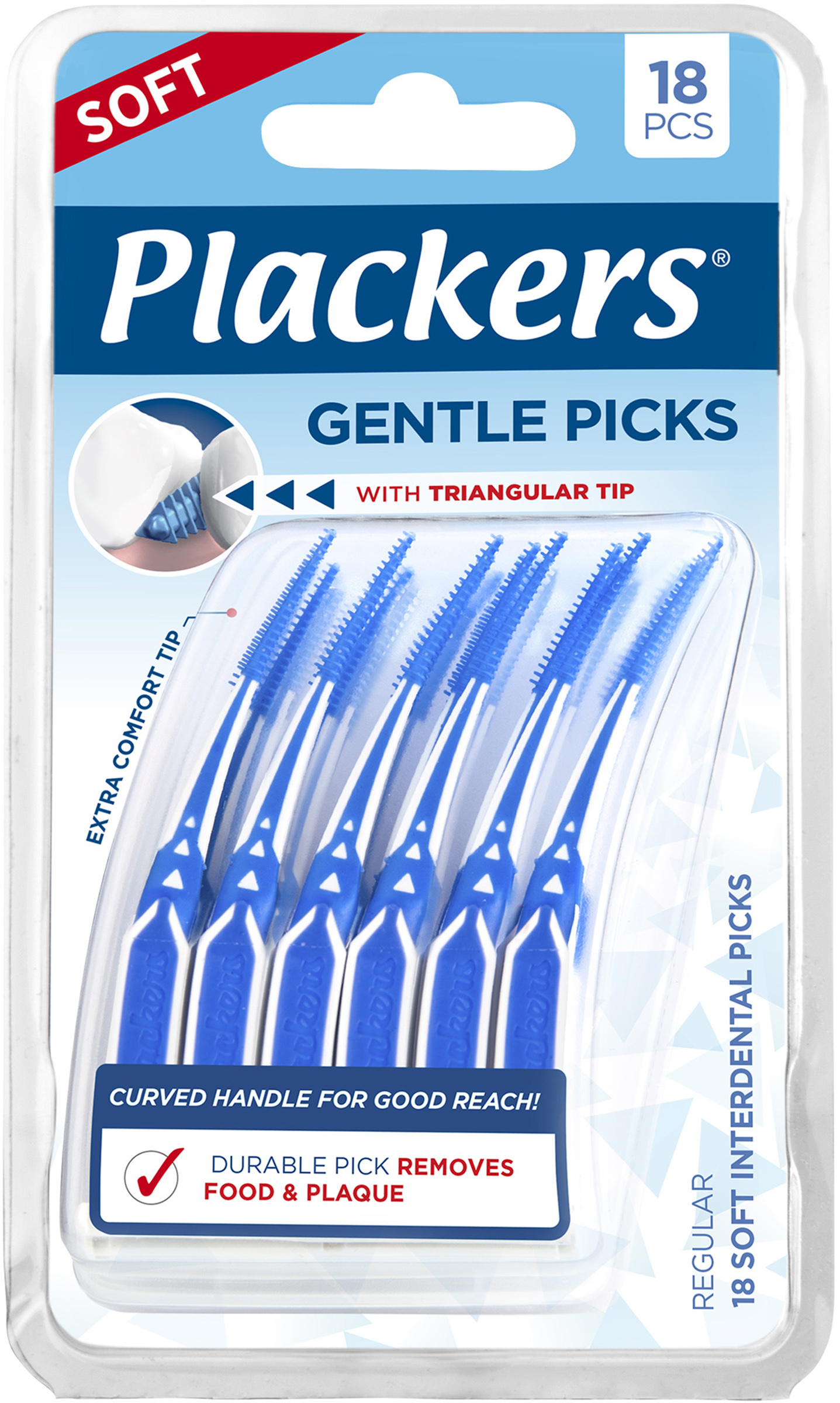 Perrigo Sverige AB Plackers Gentle Picks 18 st