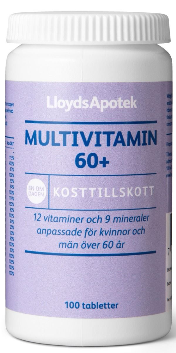 LloydsApotek Multivitamin 60+ 100 st