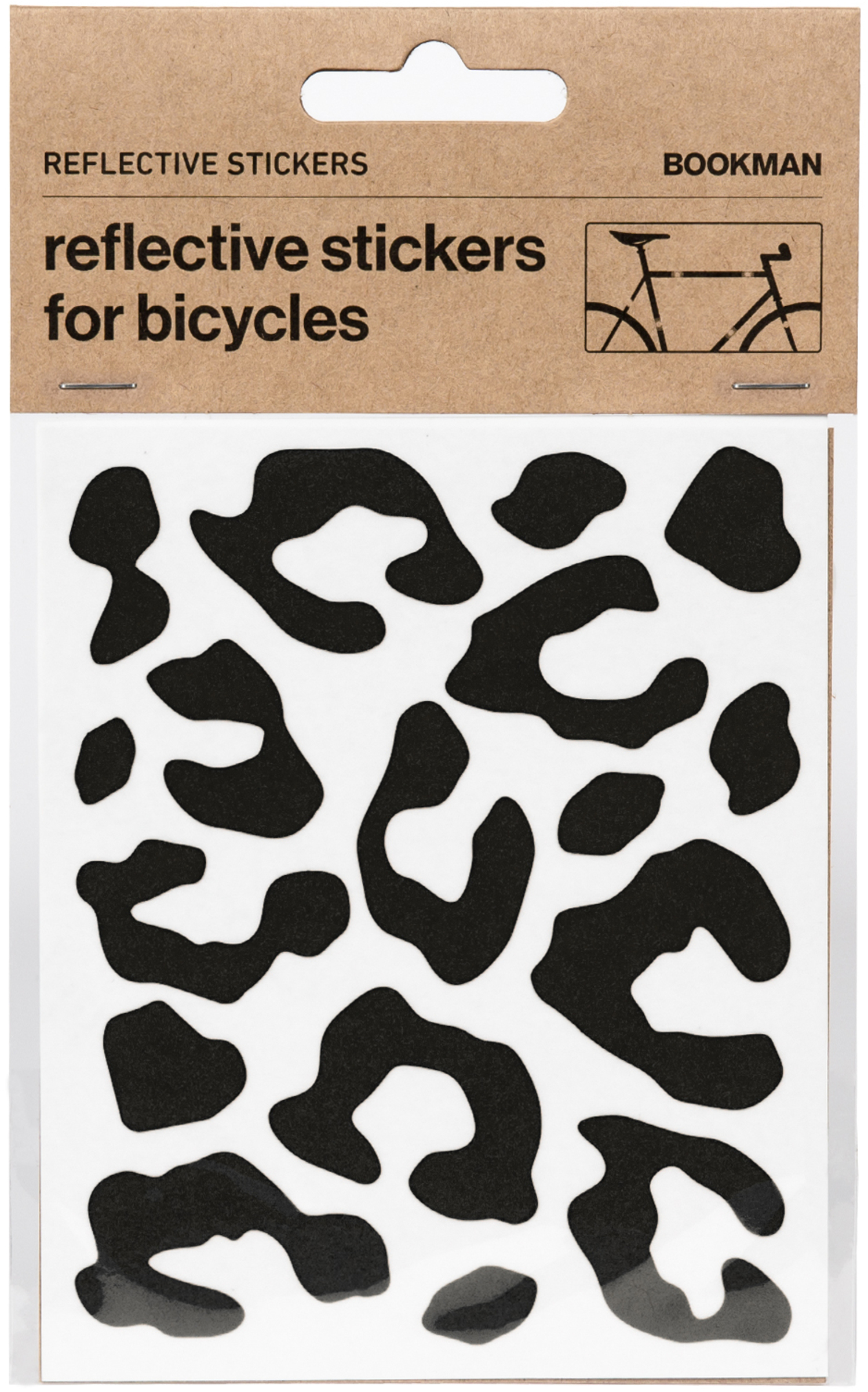 Bookman Reflective Stickers Leopard Black 1 st