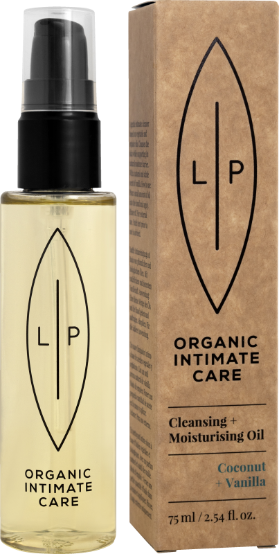 Lip intimate care – cleansing + moisturising oil. coconut + vanilla 75 ml