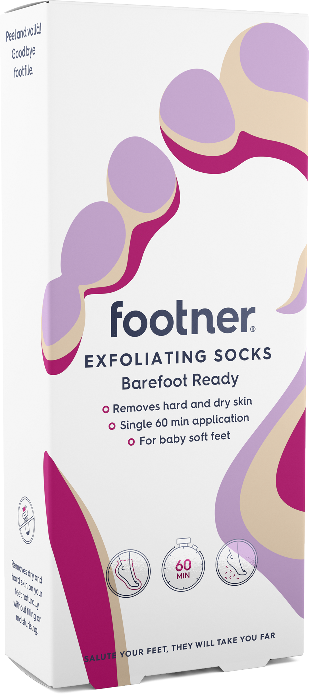 Trimb Healthcare AB Footner Exfoliating socks 1 par