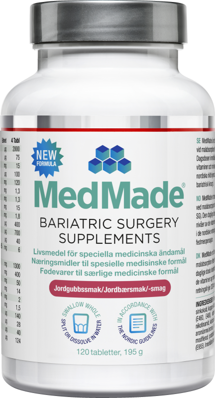 MedMade Bariatric Surgery Supplements Jordgubb