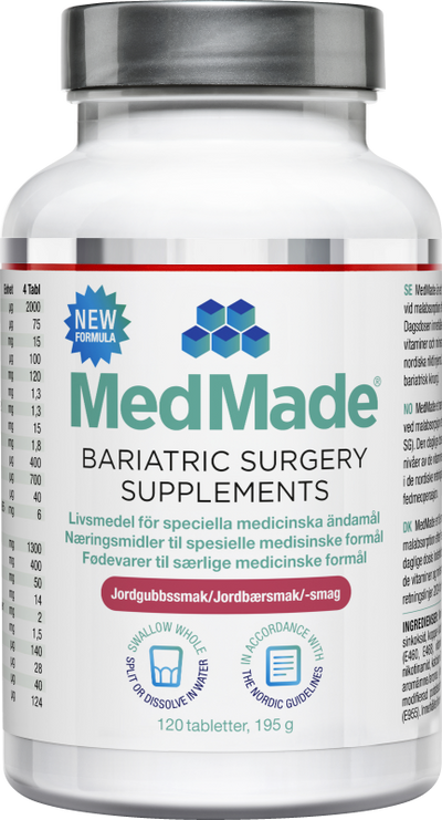 MedMade Bariatric Surgery Supplements Jordgubb