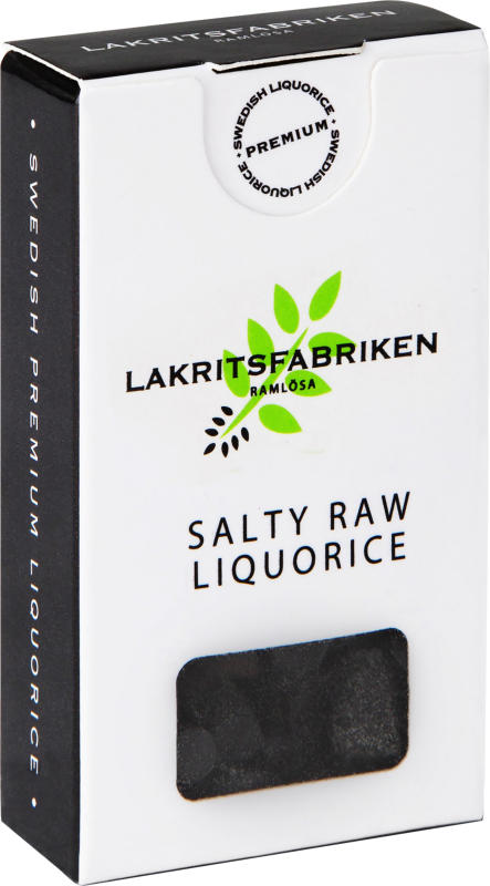 Lakritsfabriken Premium Salty Raw Liquorice 25g 25 g