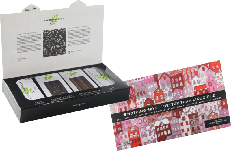 Lakritsfabriken Love 4 pack 160g 160 g