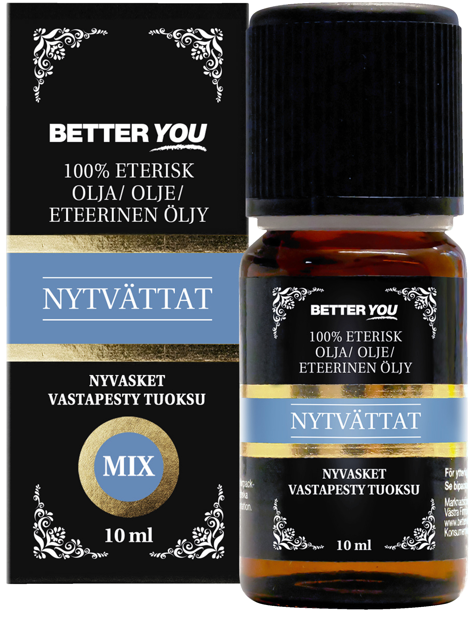 Nytvättat olja EKO Eterisk - 10 ml