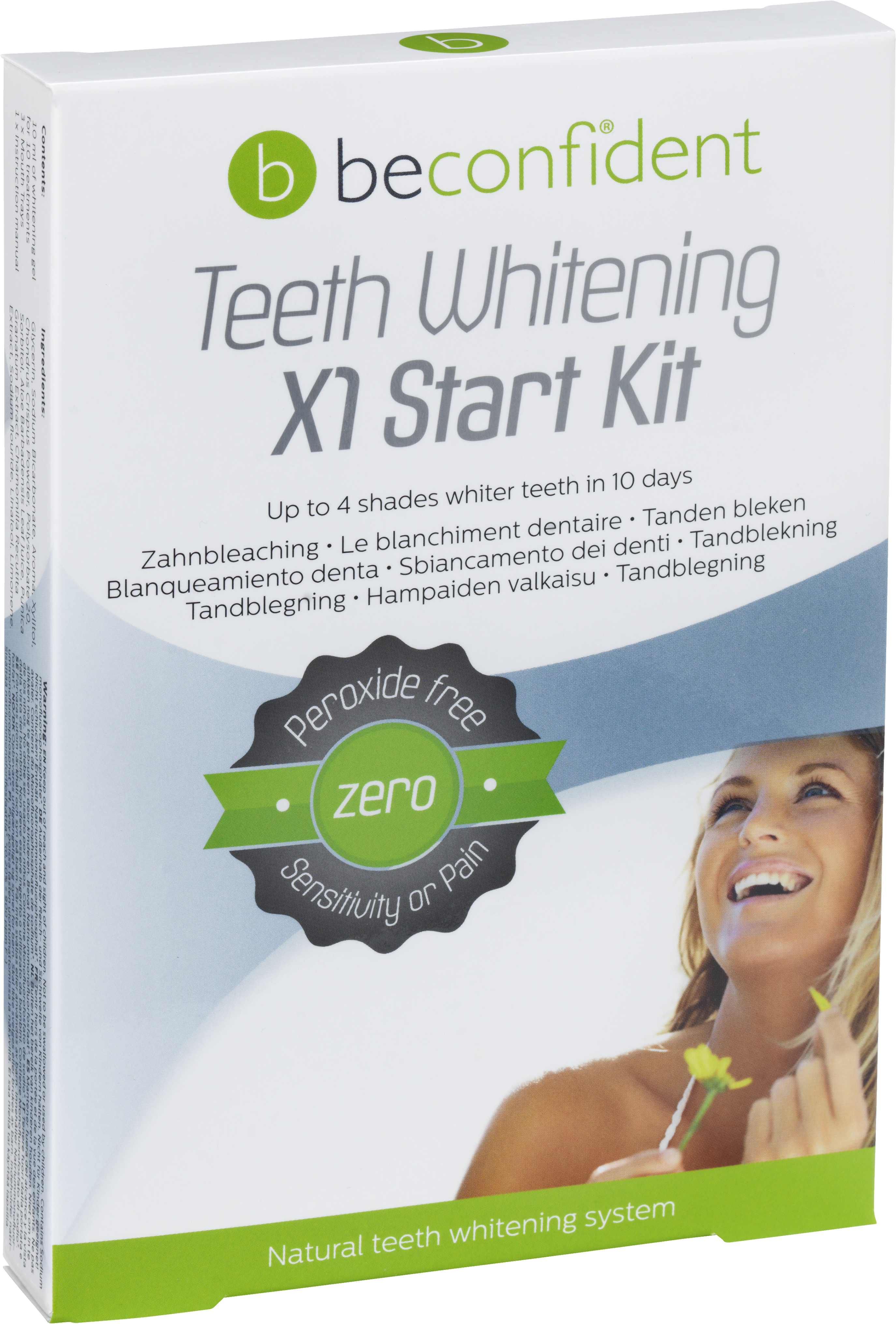 Beconfident Teeth Whitening X1 Start Kit 
