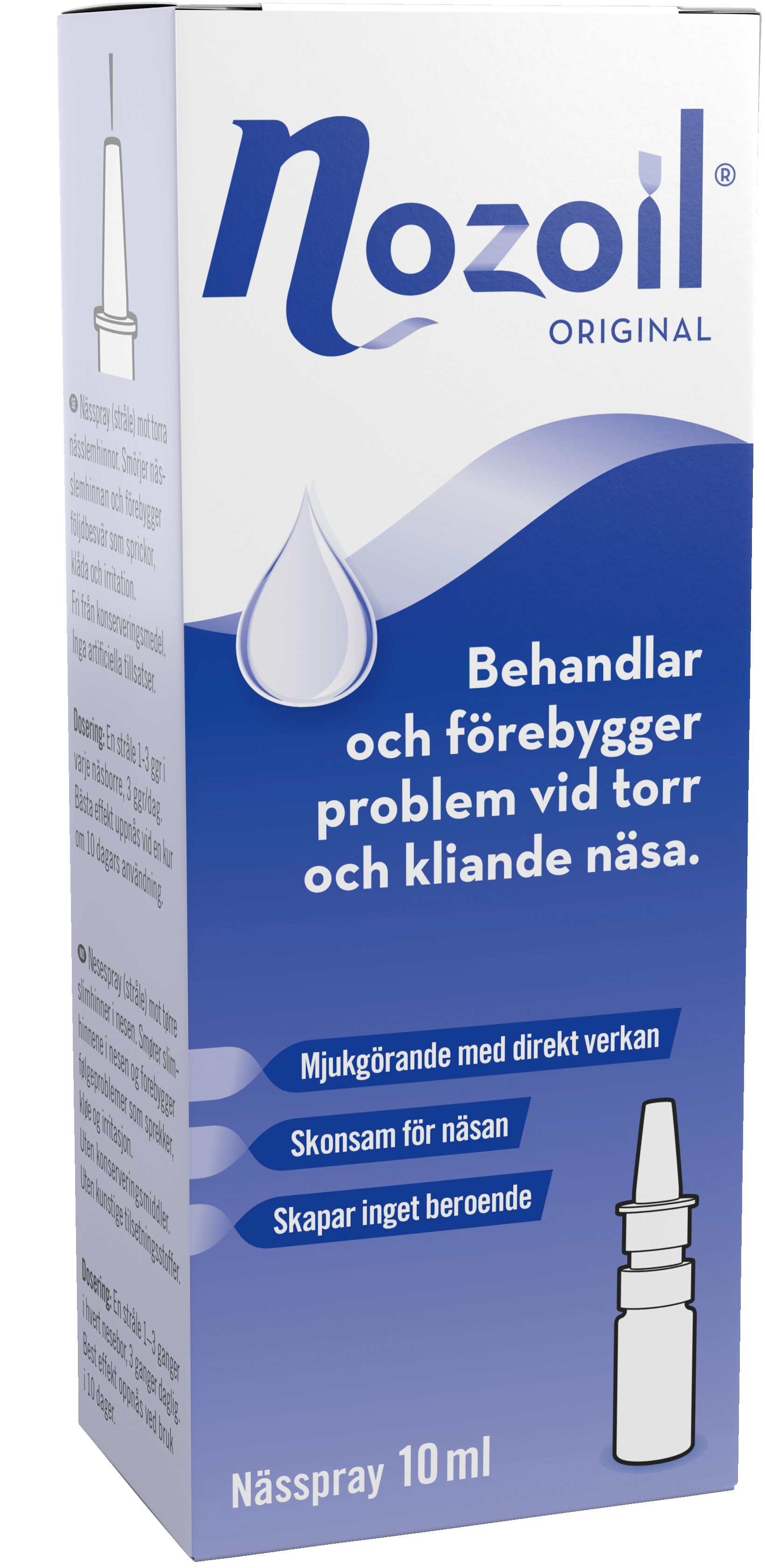 Nozoil Original nässpray 10 ml | Skönhet och hälsa - Hälsovård | Apoteka