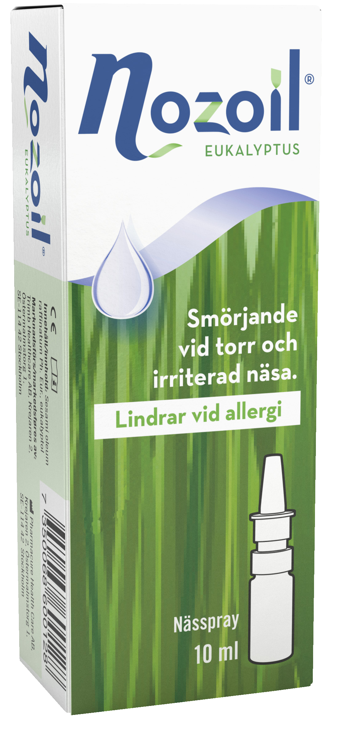 Nozoil Eucalyptus nässpray 10 ml | Skönhet och hälsa - Hälsovård | Apoteka