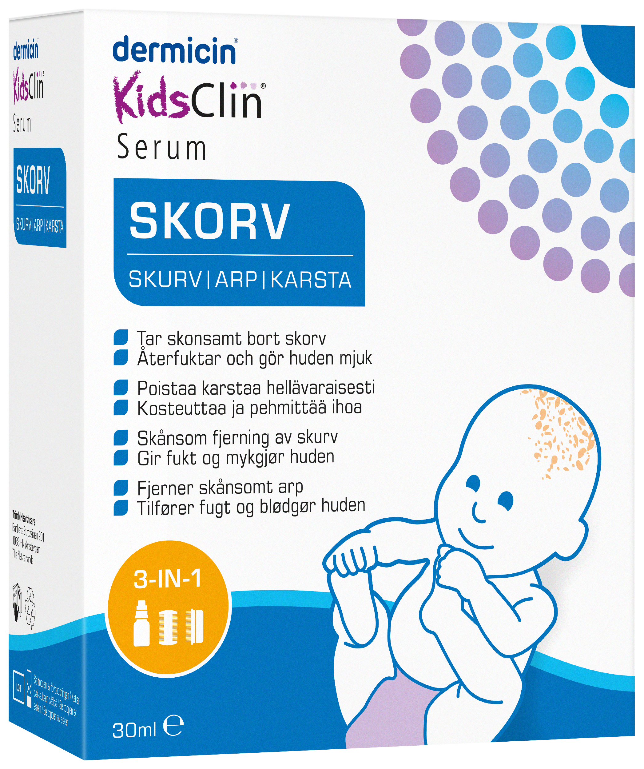 KidsClin Dermicin Skorv serumspray 30 ml