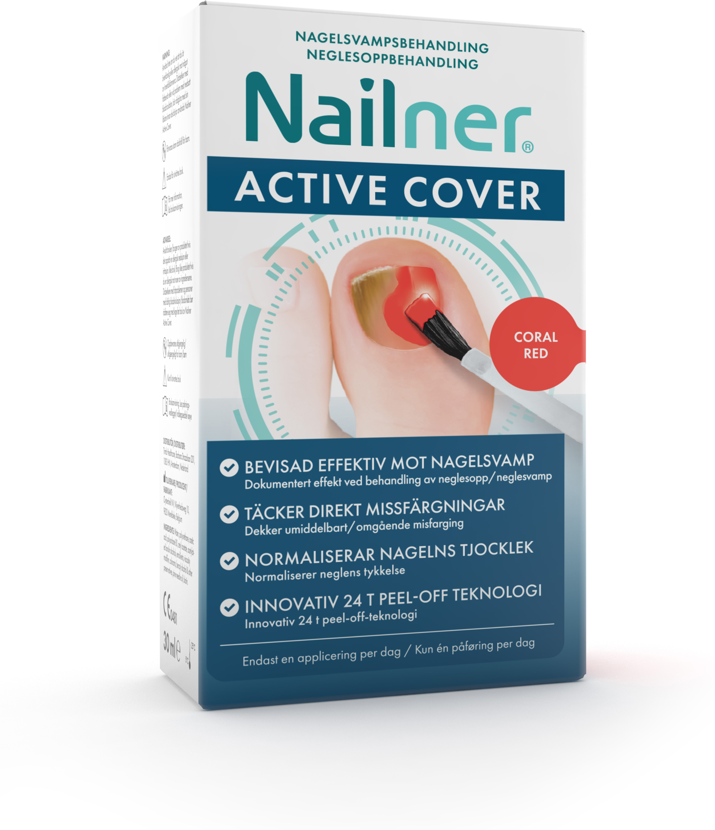 Trimb Healthcare AB Nailner Active Cover Coral Red 30 ml