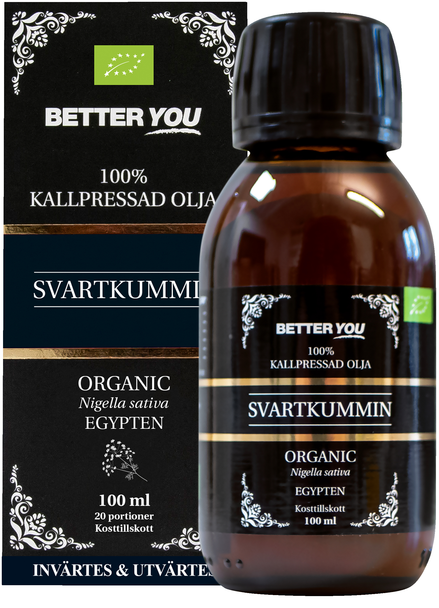 Svartkumminolja EKO Kallpressad - 100 ml