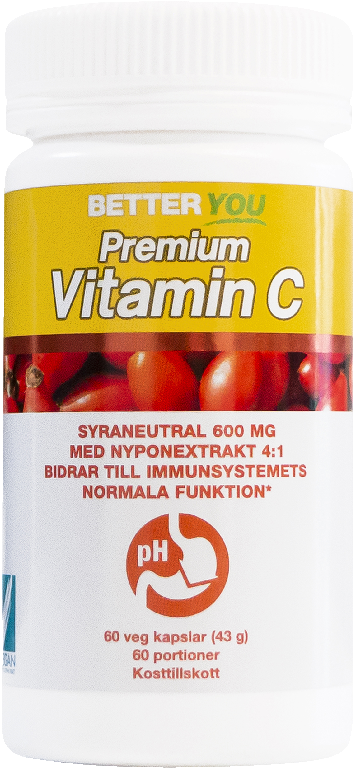 Premium Vitamin C - 60 kaps