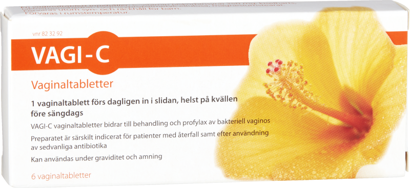 Vagi-C vaginaltablett 250 mg 6 st