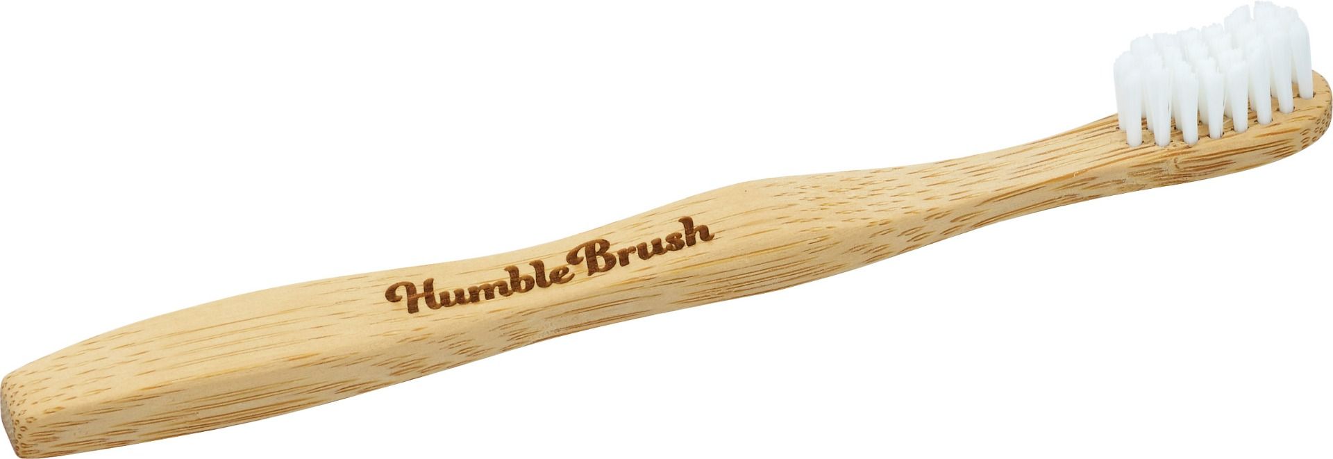 Humble Brush Tandborste Bambu Barn Vit 1 st