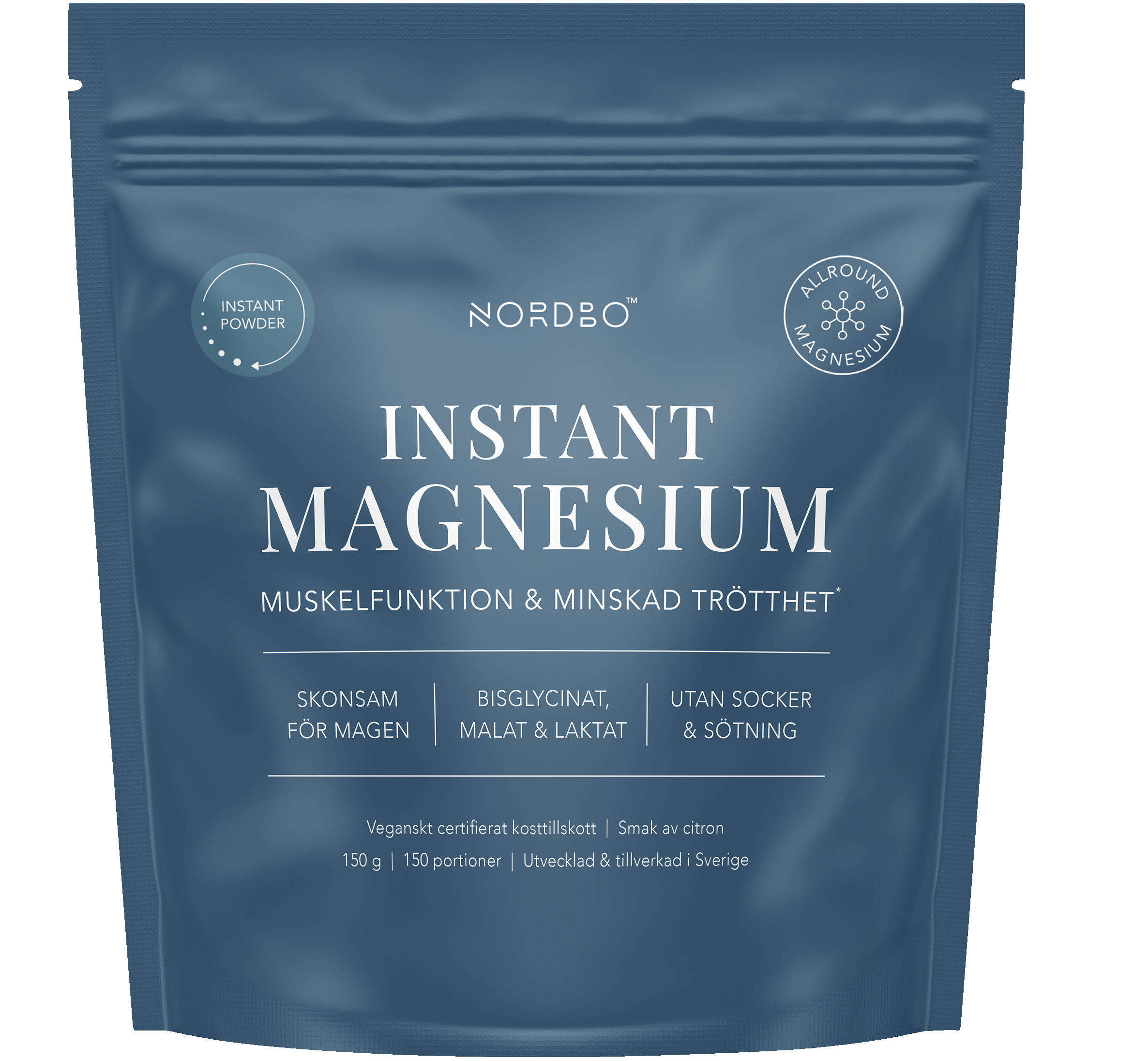 Nordbo, Instant Magnesium, 150 g