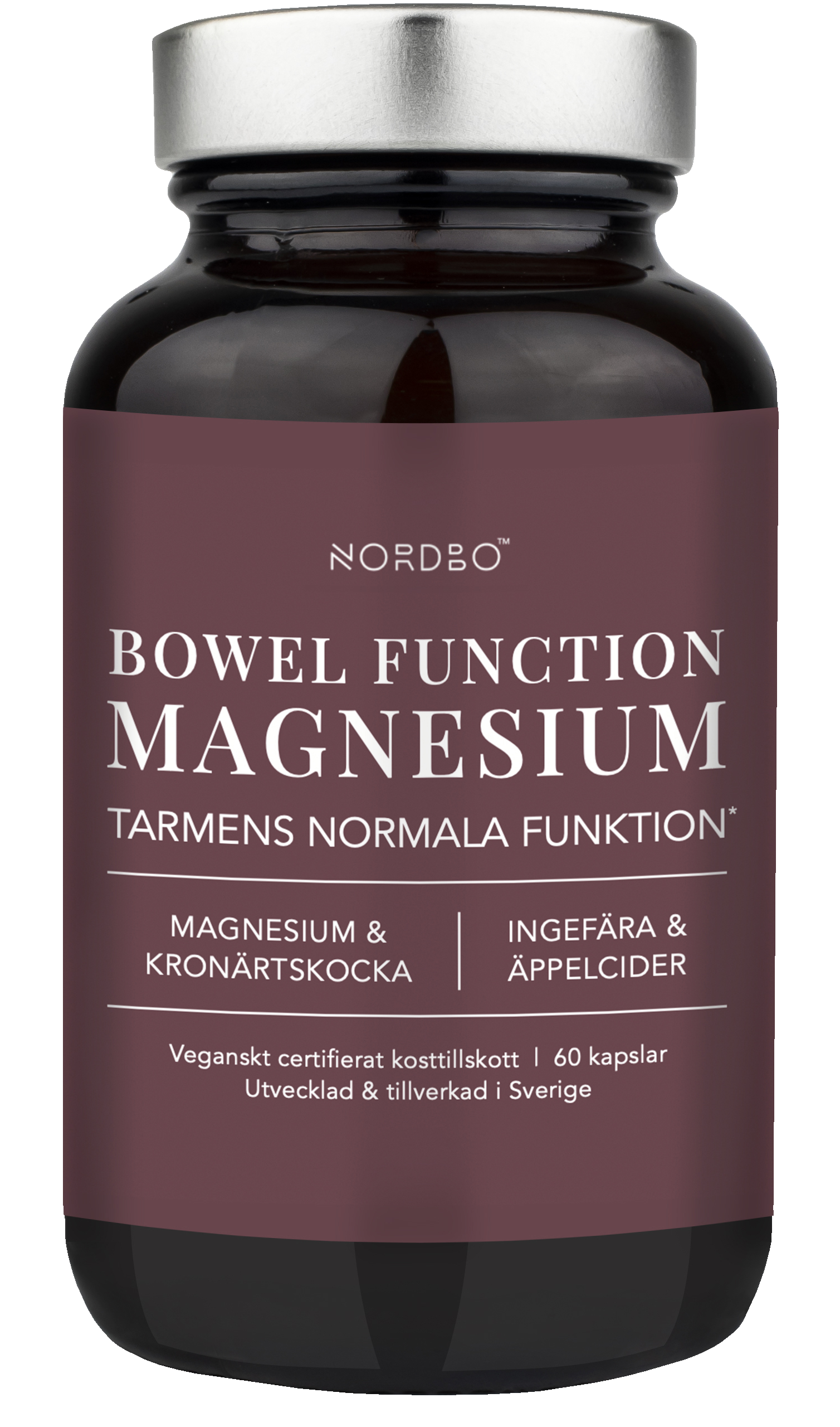 Nordbo Bowel function Magnesium, 60 kap