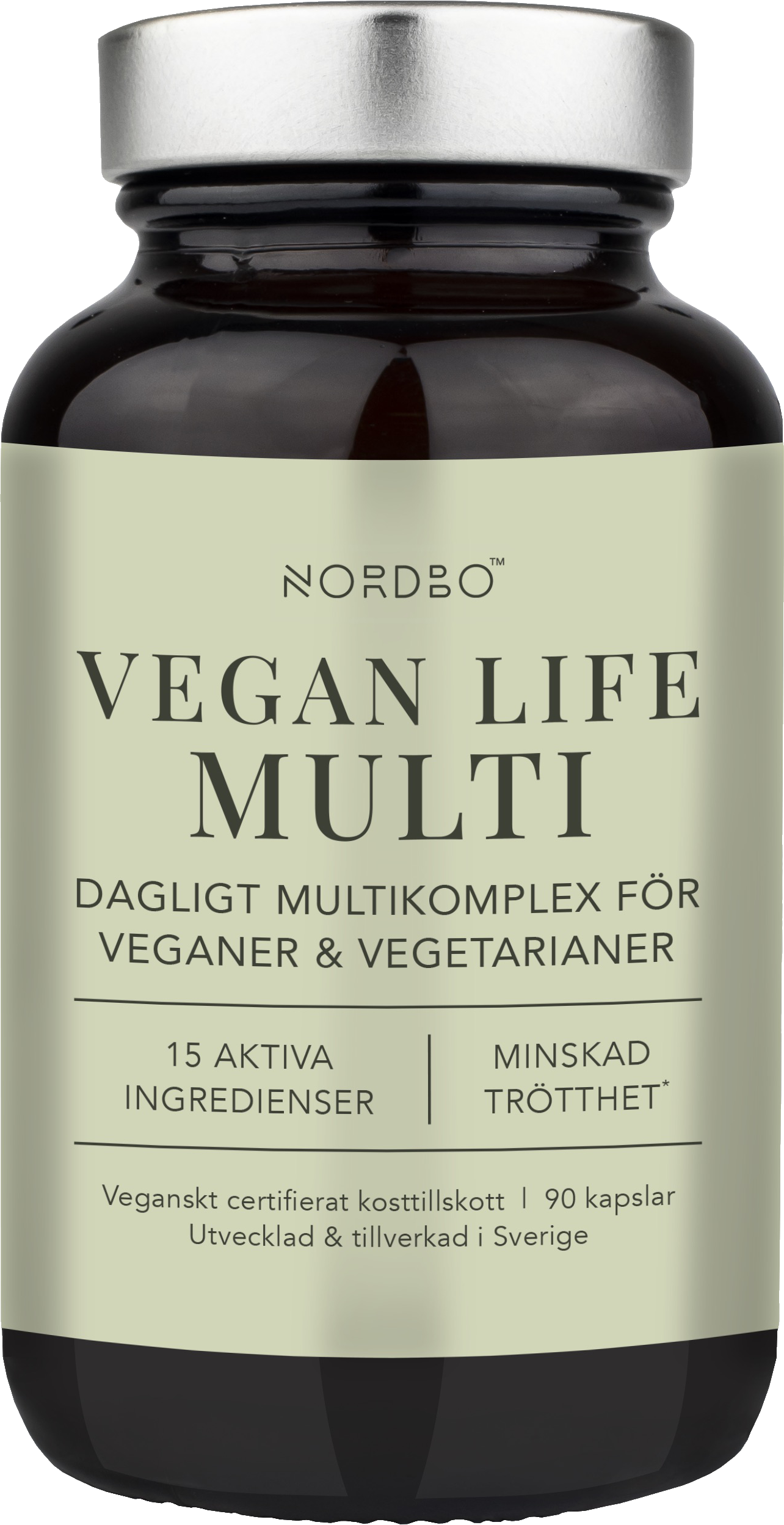Nordbo Vegan Life Multi, 90 kap