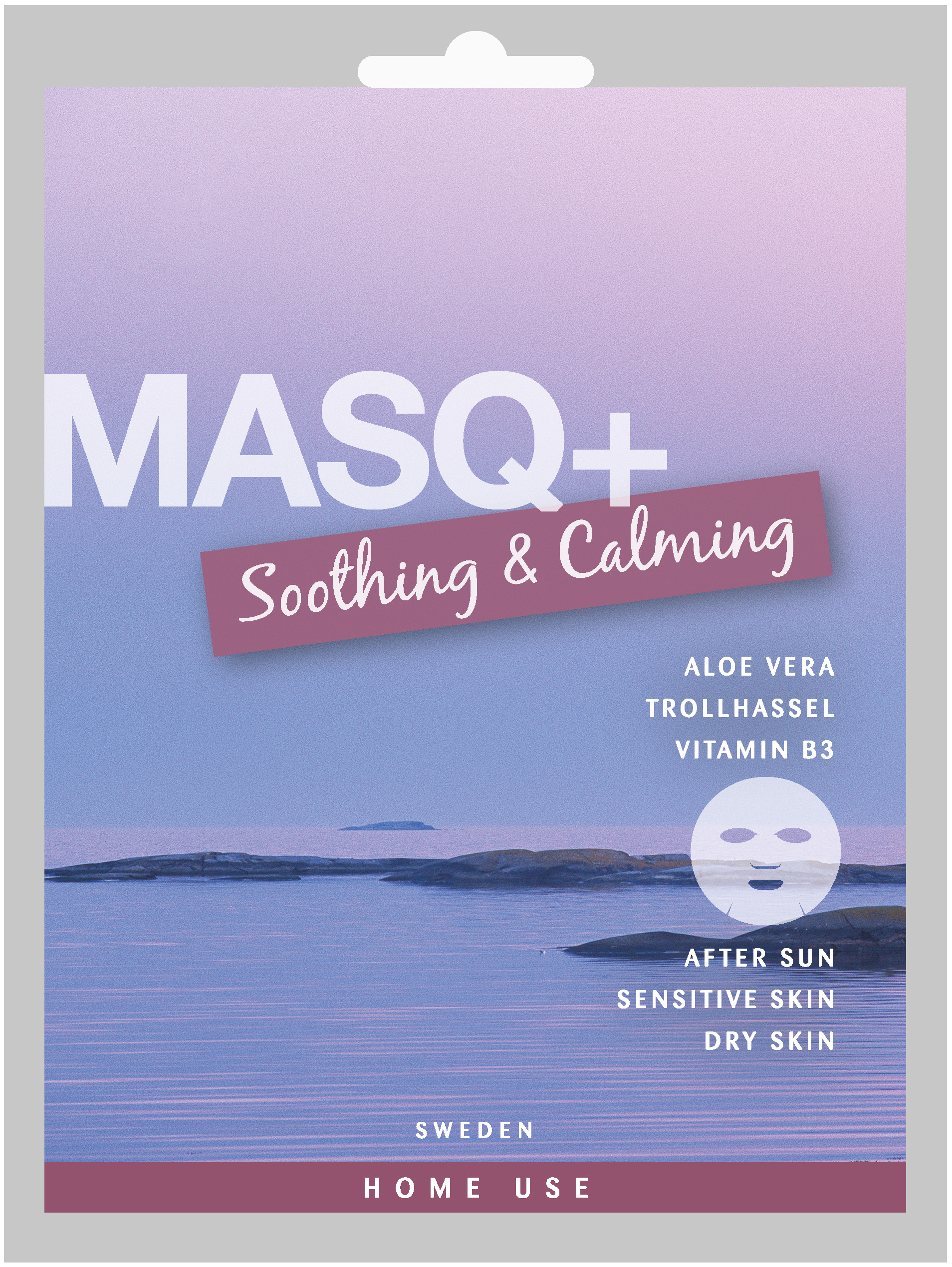 Masq+ Soothing & Calming ansiktsmask 1 st