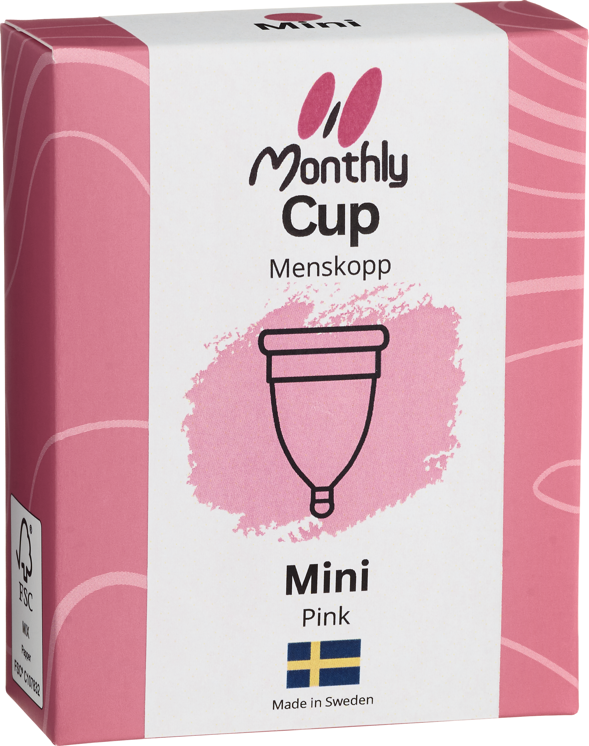 MonthlyCup Menskopp Mini pink 1 st