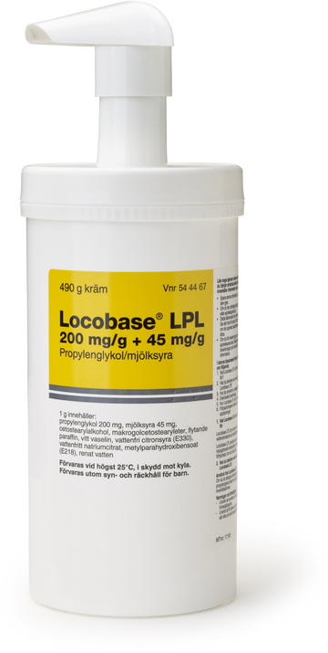 Locobase LPL, kräm 200 mg/g+45 mg/g