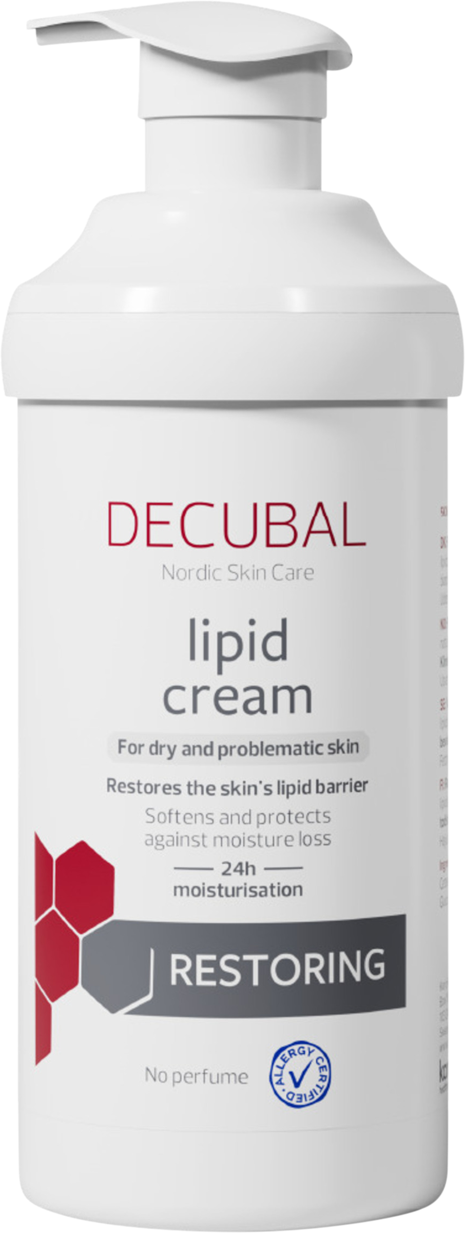 Decubal Lipid cream pump 500 ml