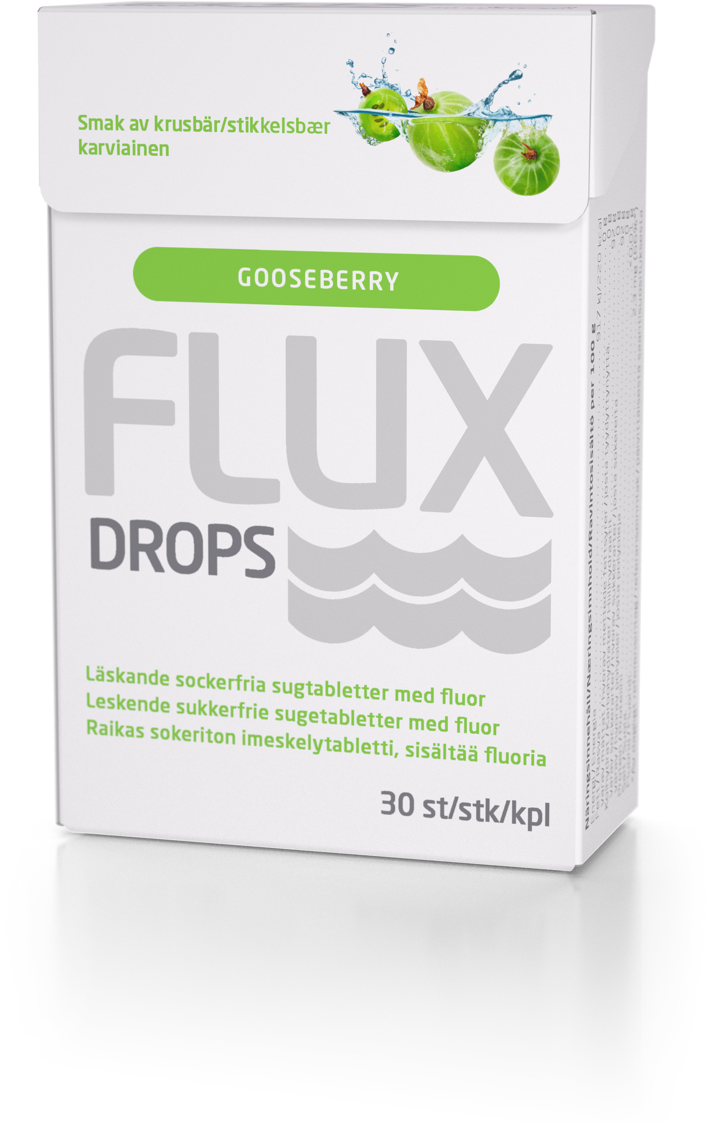 Trimb Healthcare AB Flux Drops krusbär 30 st