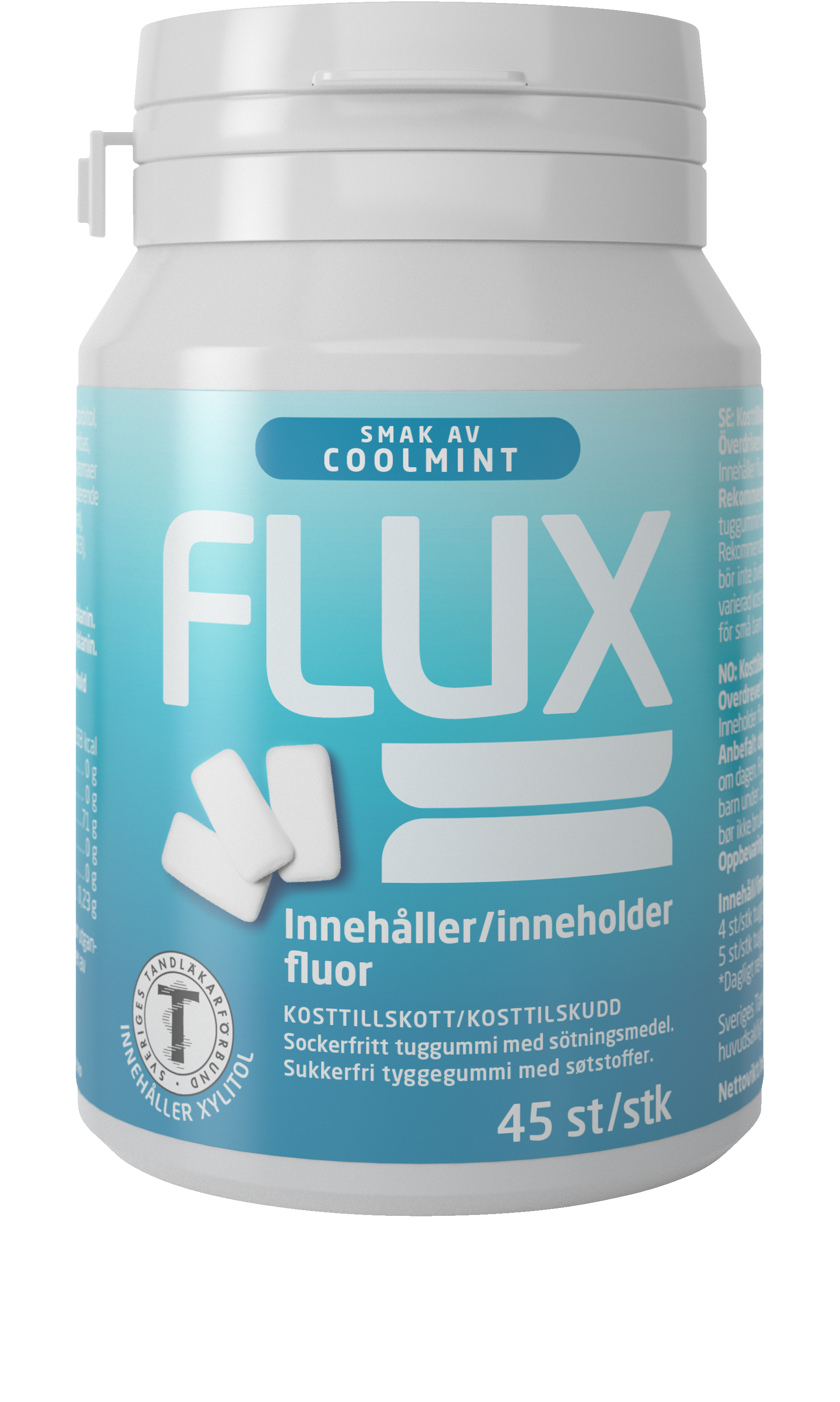 Flux Coolmint Fluortuggummi med smak av mint