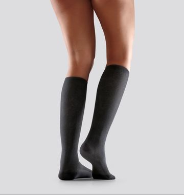 Mabs thin cotton knee black s