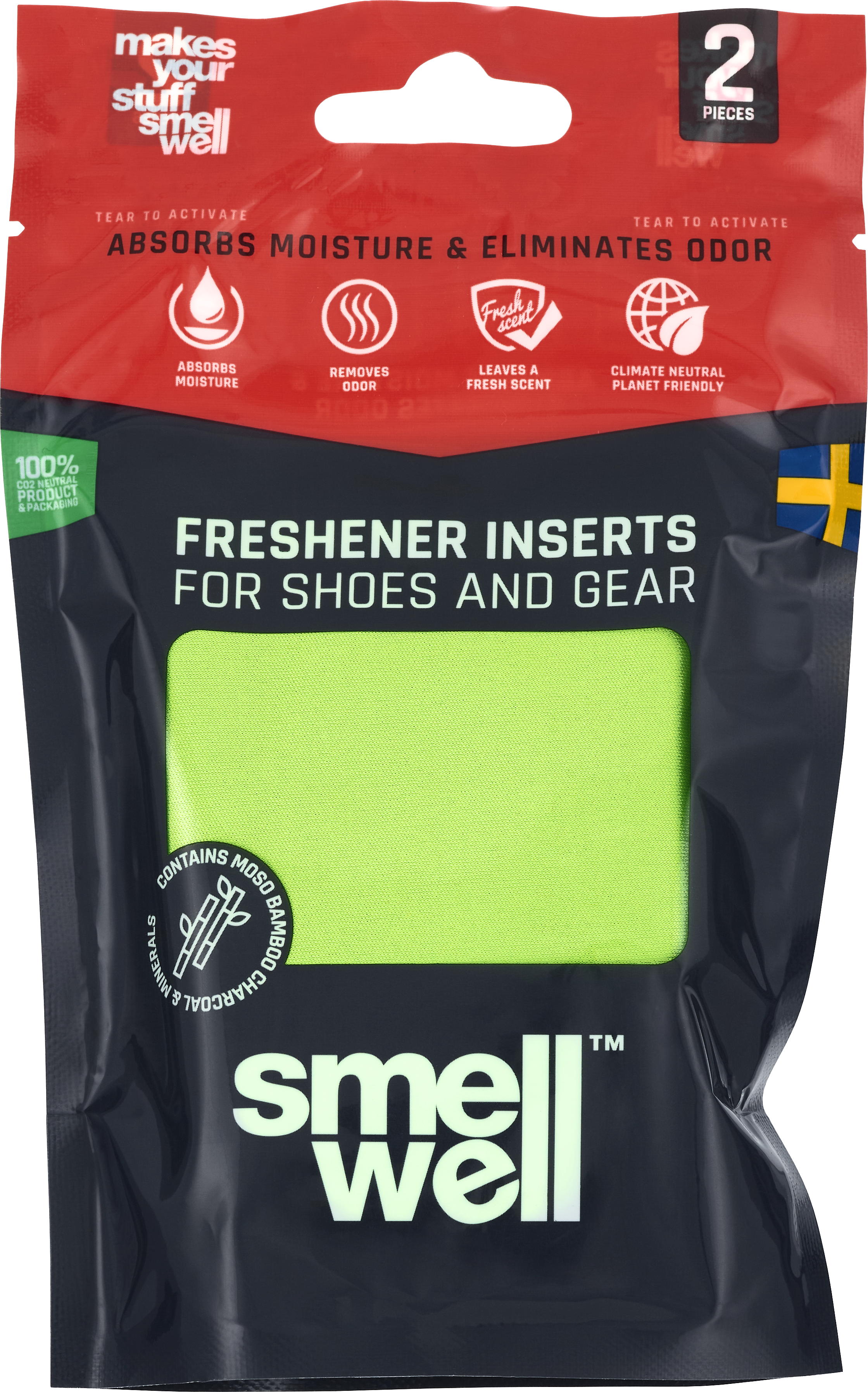 SmellWell Original Green 2 st
