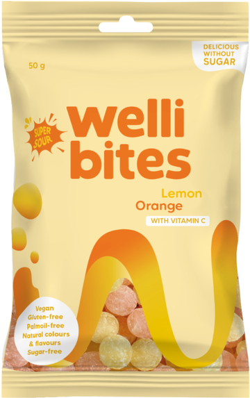 Wellibites Super sour Lemon & Orange vitamin C