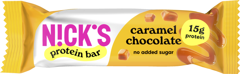 NICK'S Protein bar caramel chocolate 50 g