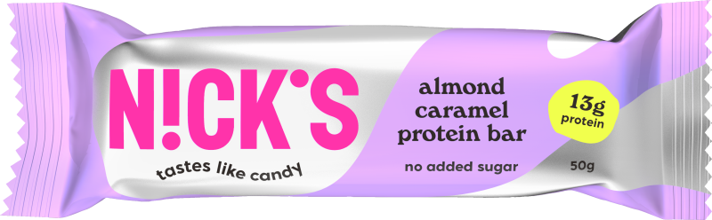 NICK'S Protein bar almond caramel 50 g