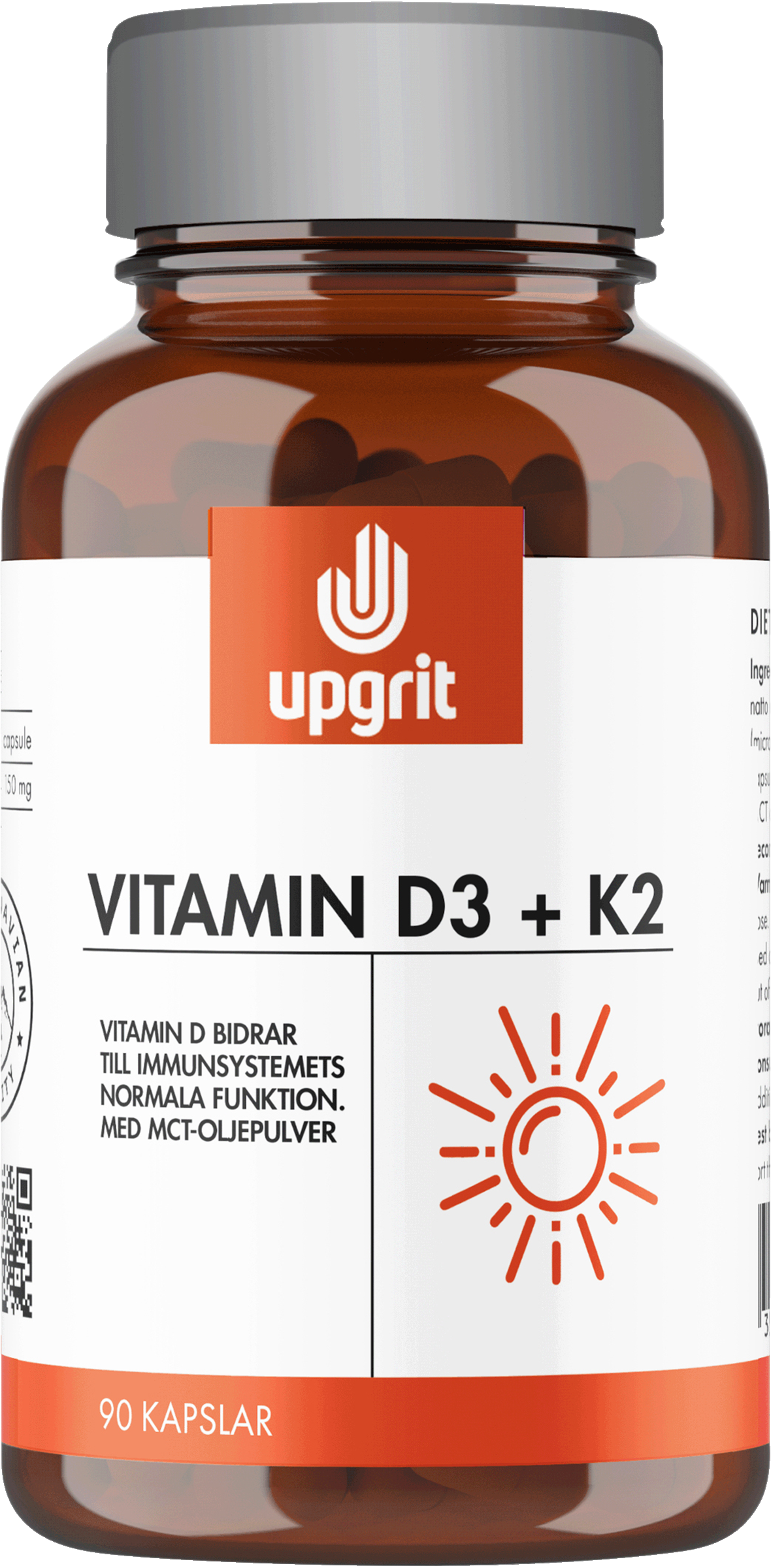 Upgrit Vitamin d3 + k2
