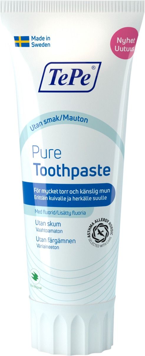 TePe Nordic AB TePe Pure Tandkräm utan smak 75 ml