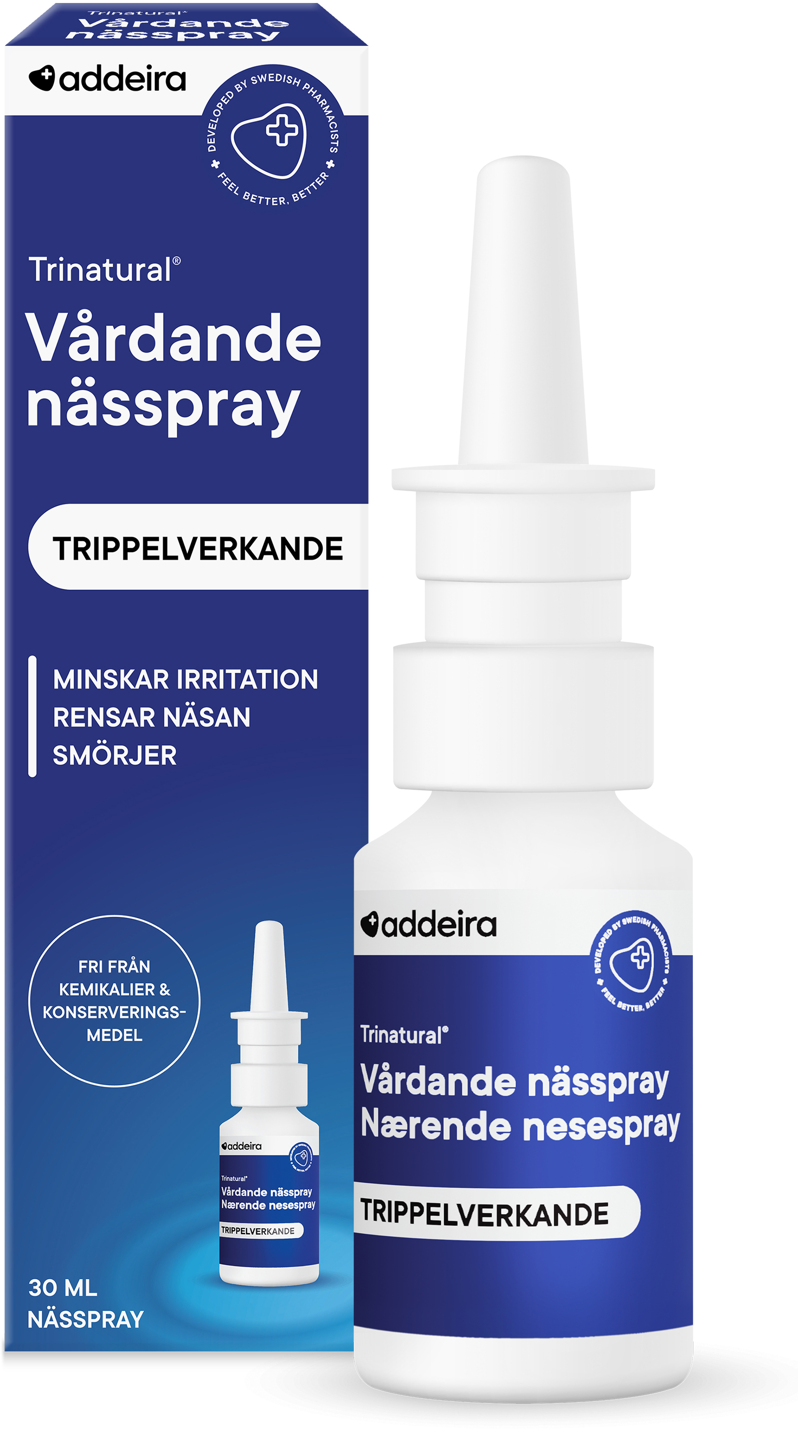 Addeira Pharmaceuticals AB Addeira Trinatural nässpray 30 ml