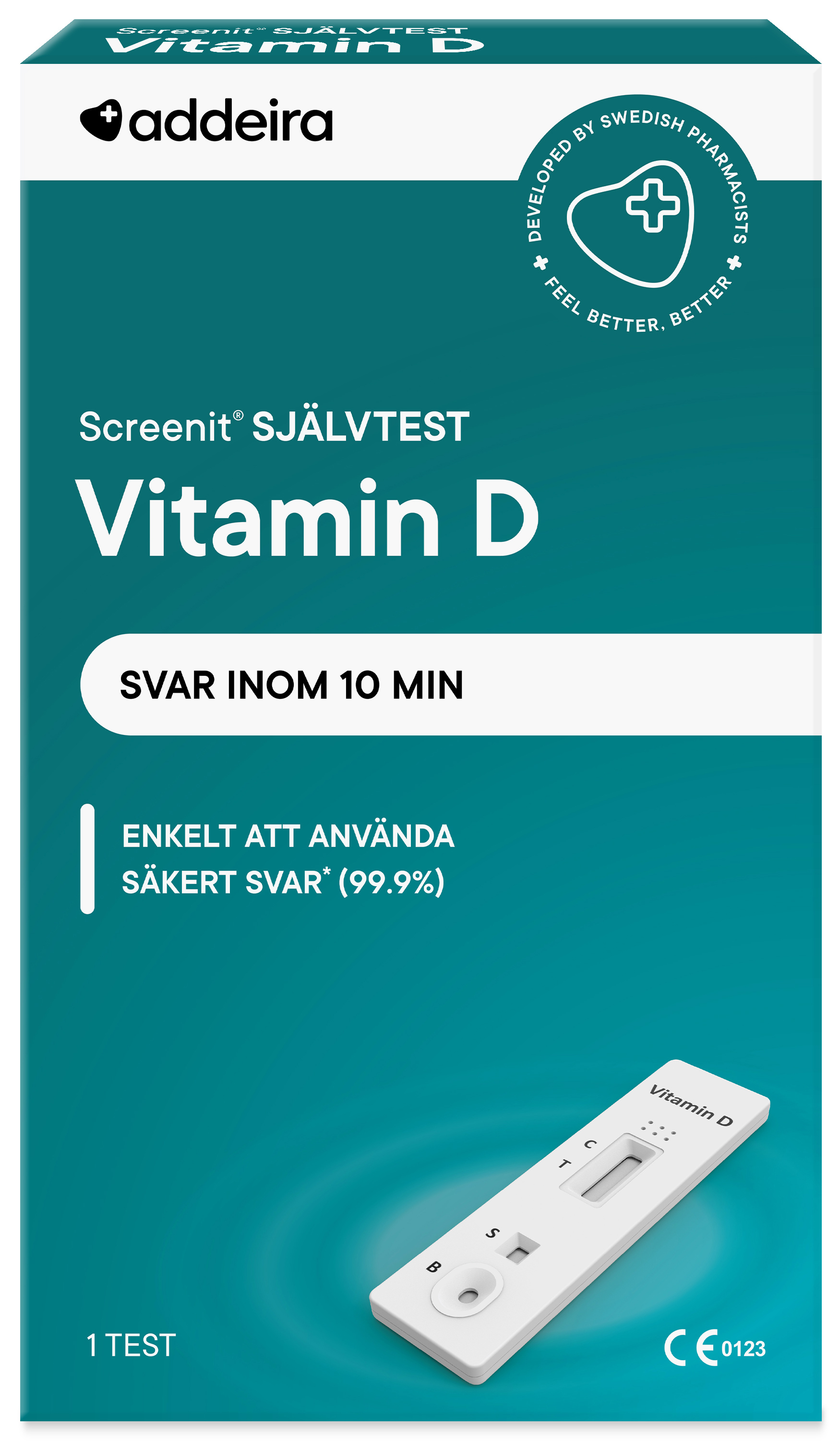 Addeira Screenit självtest vitamin-D 1 st