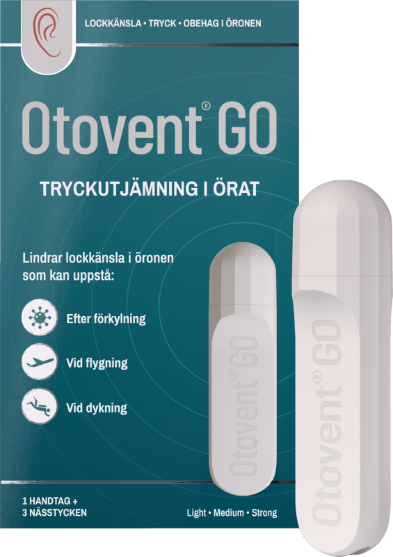 Otovent GO - Hjälpmedel för att tryckutjämna öron.