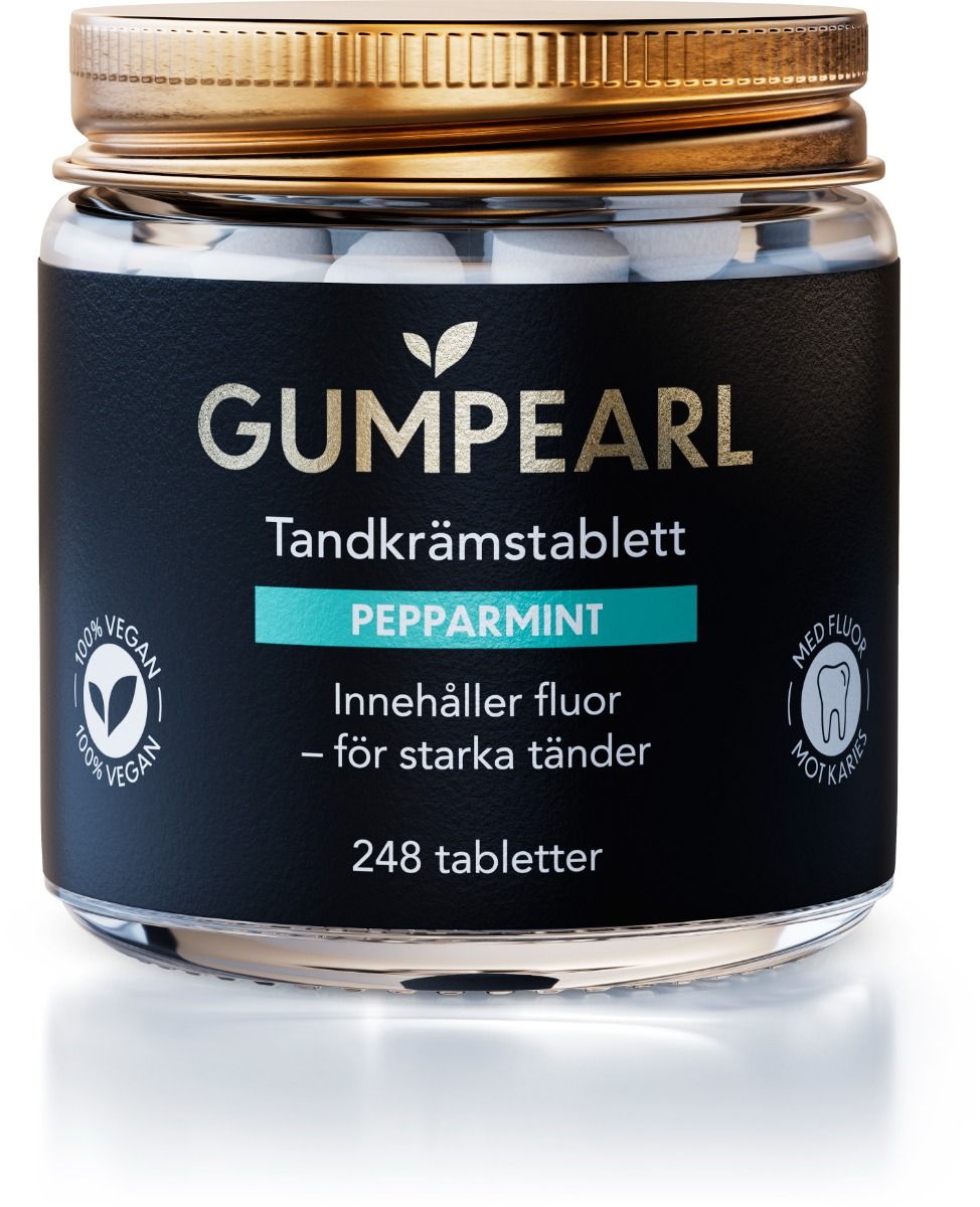 Gumpearl Pepparmint Tandkrämstablett 248 st