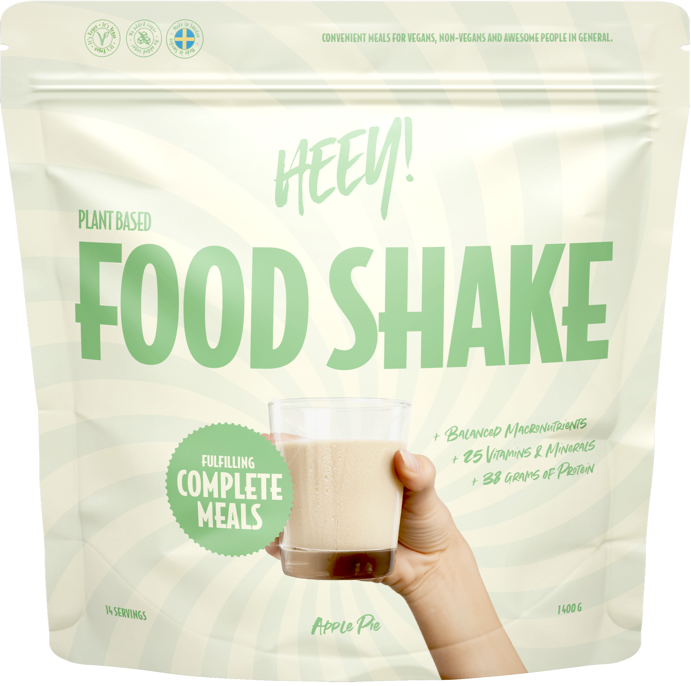 Heey! Vegan Food Shake - Apple Pie 1400 g