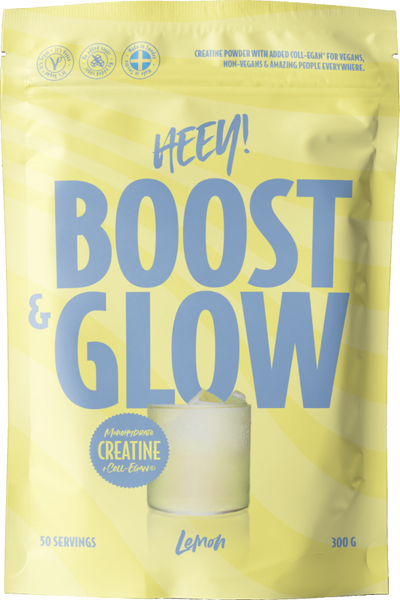 Heey! Boost & Glow Creatine + Coll-egan, Lemon