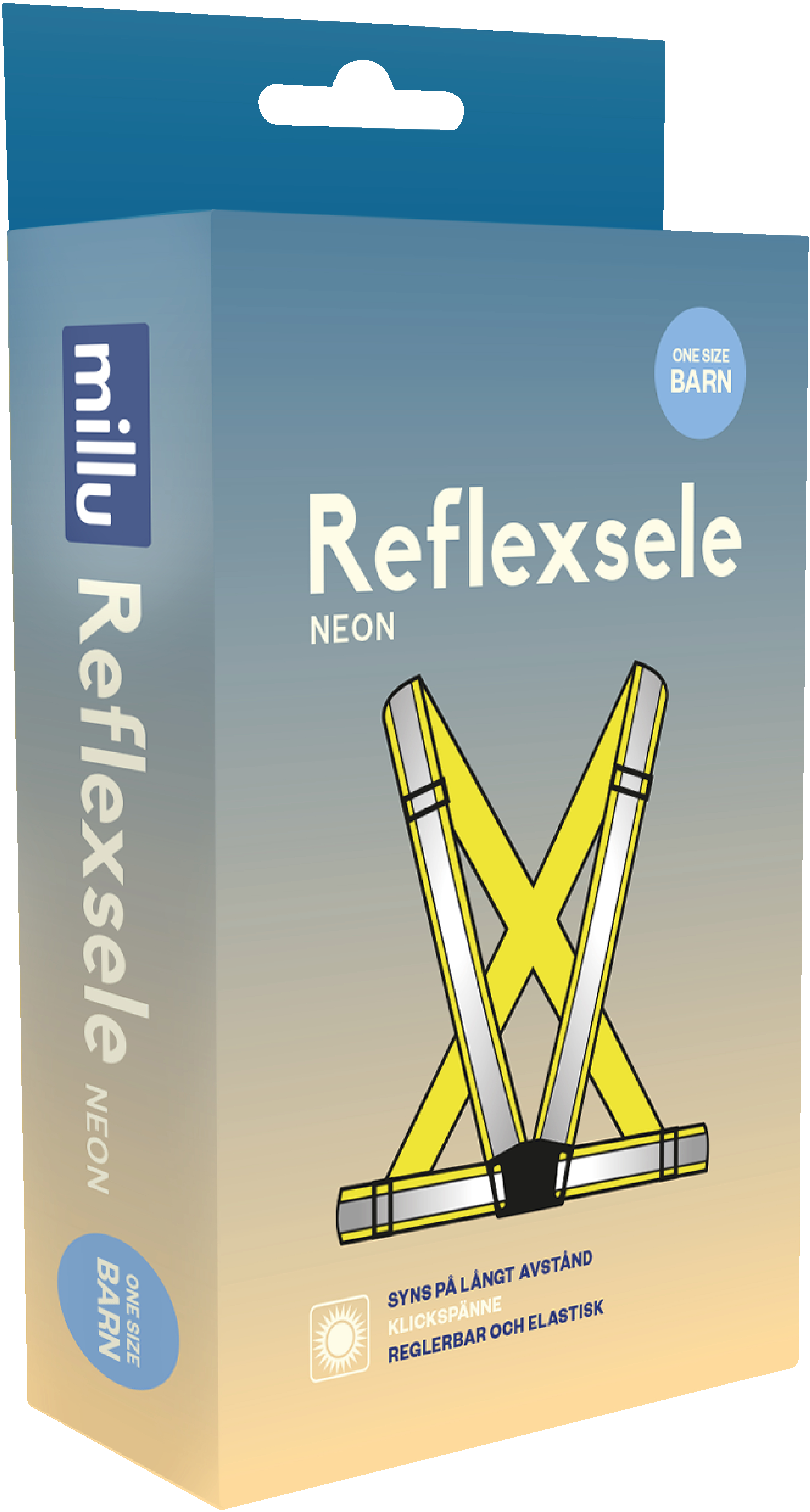 Millu Reflexsele Neon Barn One-Size 1 st