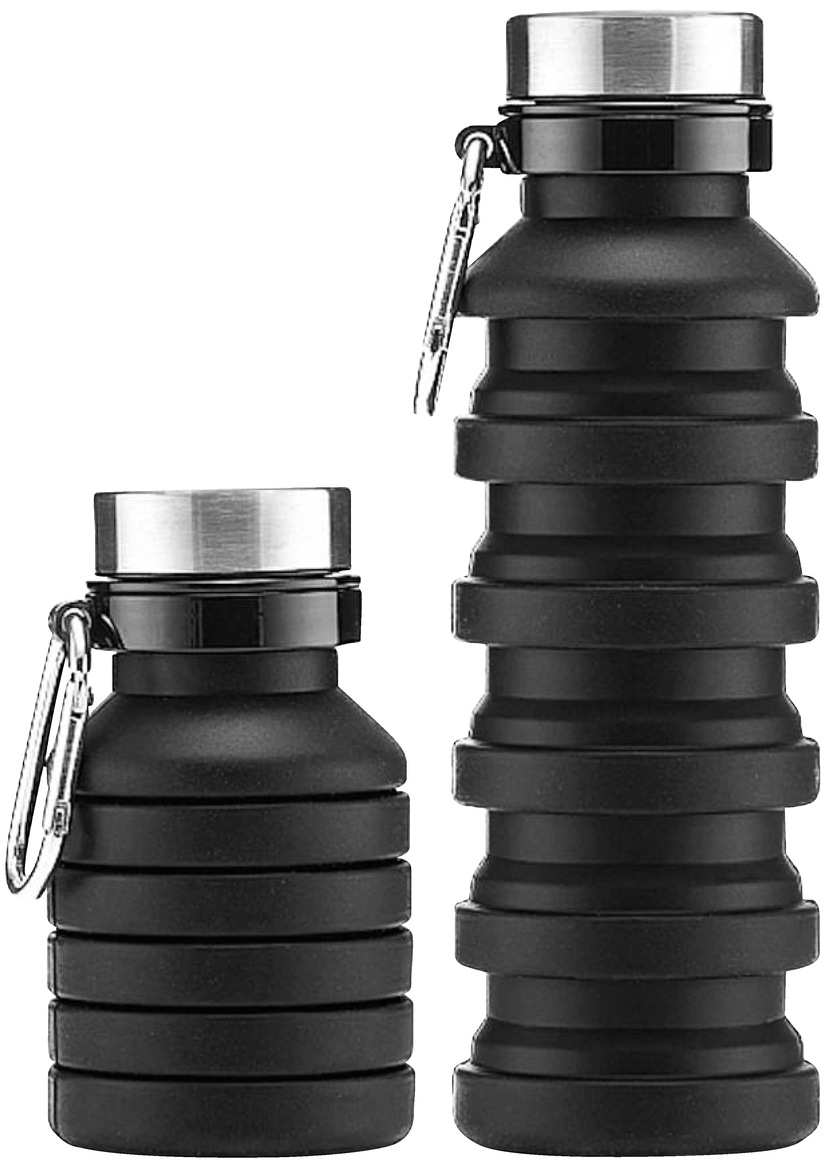 Millu Vikbar Vattenflaska Mörkgrå