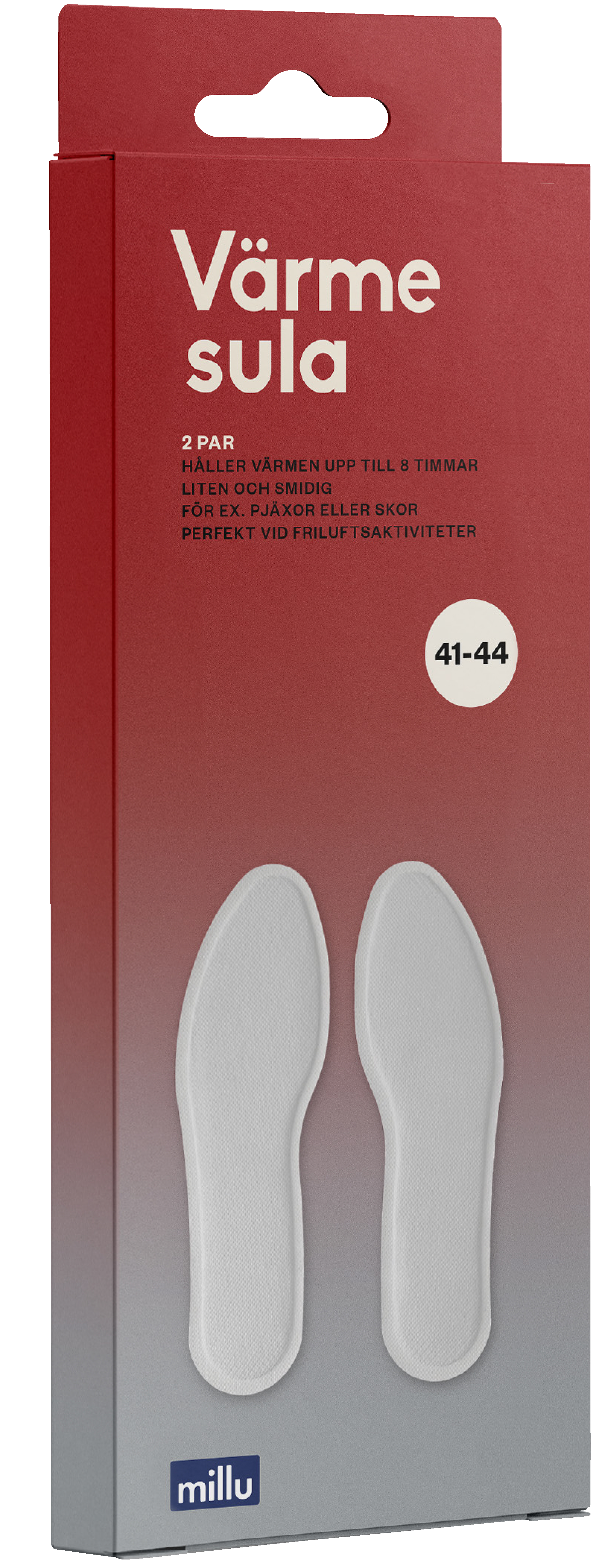 Millu Värmesula 41-44 2 par